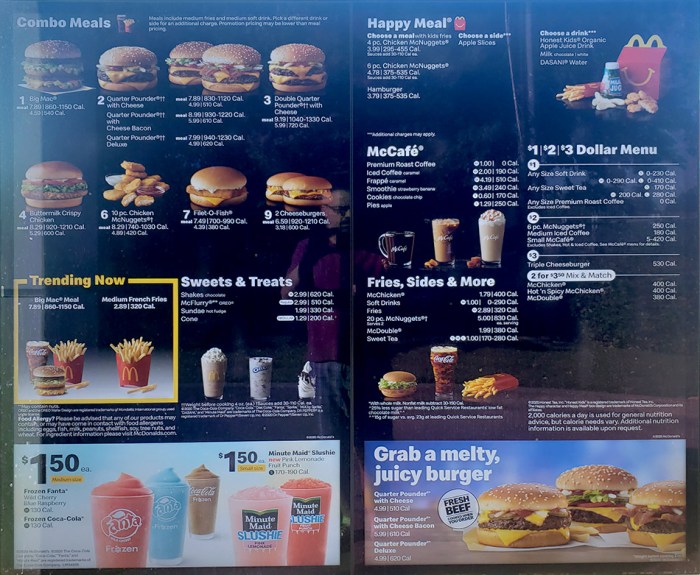 Menu Ayam Mcd Terbaru